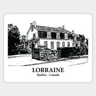 Lorraine - Québec Magnet
